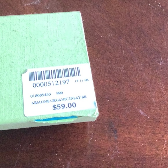 Sterling silver genuine abalone shell bracelet - Picture 5 of 5